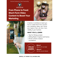 Business Development Class: "From Phone to Feed: Short-Form Video Content to Boost Your Marketing"