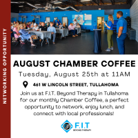 August Chamber Coffee sponsored by FIT Beyond Therapy