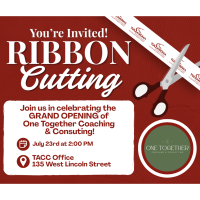 Ribbon Cutting: One Together Coaching & Consulting