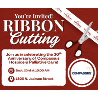 Ribbon Cutting: Compassus Hospice & Palliative Care