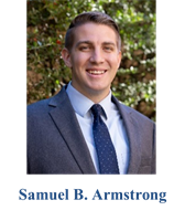 SAMUEL B. ARMSTRONG JOINS THE LAW FIRM  OF FLORA PETTIT  IN ITS CHARLOTTESVILLE OFFICE