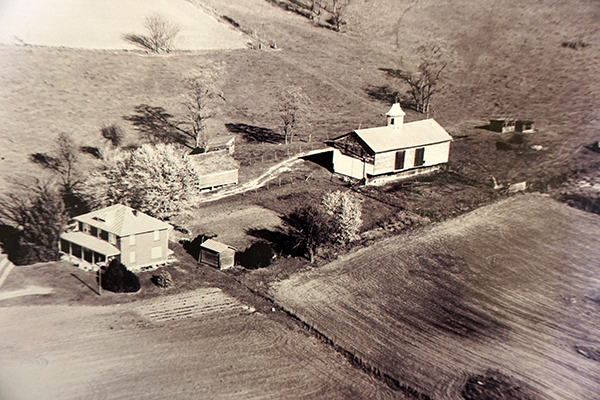 The original location of Green Valley Auctions & Moving and Green Valley Book Fair was a bank barn on the 100 acre family farm.