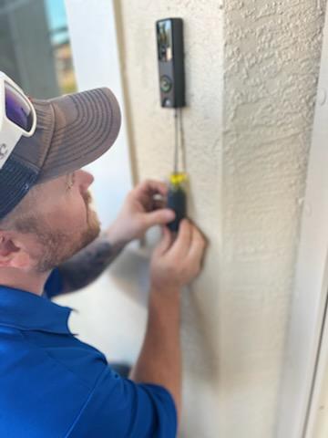 SAS VA Technician Installs a Video Doorbell
