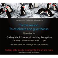 Gallery Keoki Annual Holiday Reception/Meet the Artist