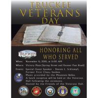 Truckee Veterans Day Ceremony: Honoring All Who Served