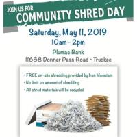 Community Shred Day at Plumas Bank