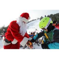 Skiing with Santa at Homewood