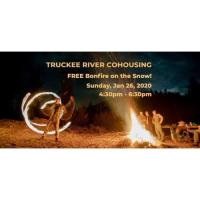 Bonfire on the Snow with Truckee River Cohousing