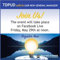  TDPUD Welcomes New General Manager - Facebook Live Event