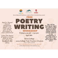 Free Poetry Workshop - Sexual Assault Awareness Month
