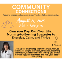 Community Connections Event - Dr. Soraya M.D. Workshop