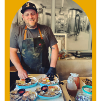 Community Connections: Oyster Shuck and Eat with Buoy & Trap Seafood Market