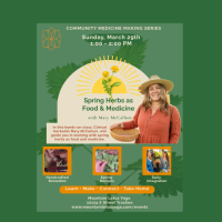 Community Medicine Making Series: Spring Herbs as Food & Medicine with Mary McCallum