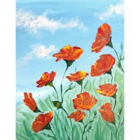 Paint & Sip 'California Poppies'