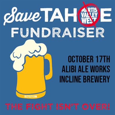 Save Tahoe Fundraiser at Alibi Ale Works Incline Brewery & Taproom