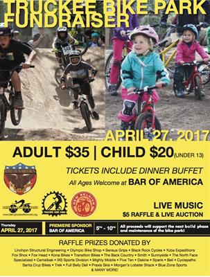Truckee Bike Park Bar of America Fundraiser