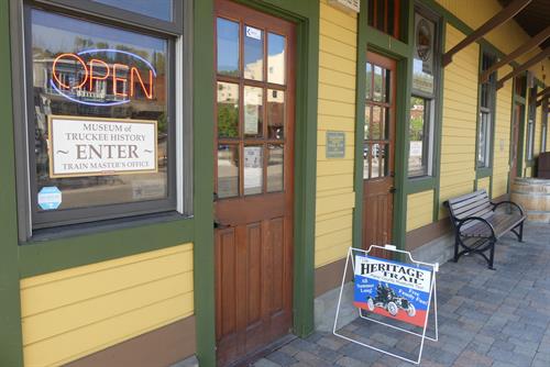 Entrance to the Museum of Truckee History