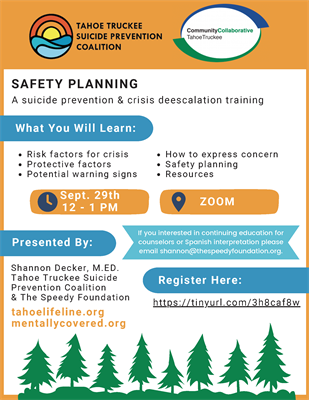 Free Safety Planning: A suicide prevention & crisis de-escalation training