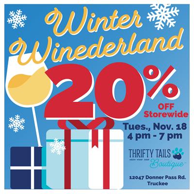 Thrifty Tails Boutique - Winter Winederland Sip, Shop & Save
