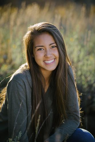 Senior Grad session in Truckee with fall light