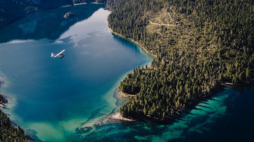 Lake Tahoe airplane tours. 