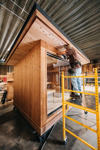 Sauna Build at Värma Sauna Co Shop