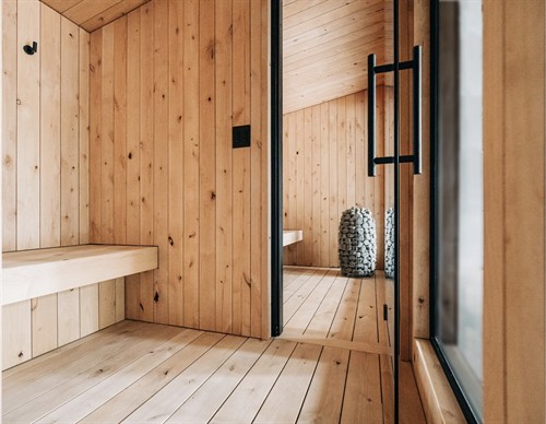 Interior of Värma Sauna Co Sauna Build