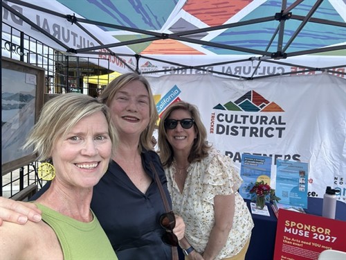 Truckee Cultural District booth at Truckee Thursdays, 2026
