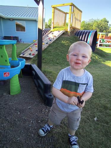 Outside play at childcare