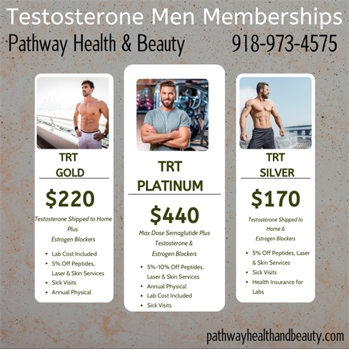 Testosterone Memberships for Men! Medication shipped to Home