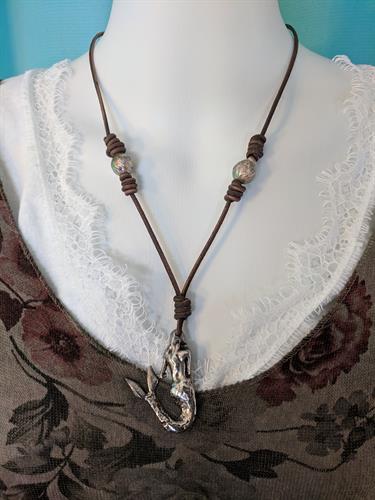Handmade mermaid necklace
