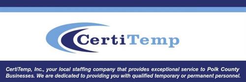 CertiTemp your source for Staffing - For Qualified Temporary and Permanent Personnel. CertiTemp your source for Staffing - For Qualified Temporary and Permanent Personnel.