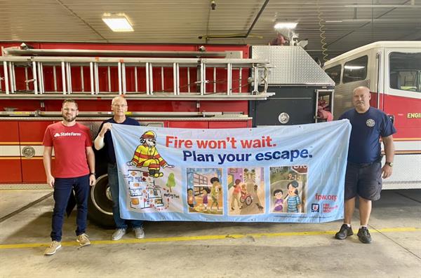 Supporting local fire prevention
