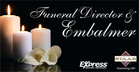 Funeral Director & Embalmer