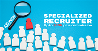 Specialized Recruiter ($60K+commission)