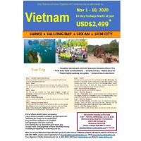 Sherwood Chamber Hosts 2020 Travel & Culture Trip to Vietnam -- CANCELED