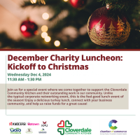 2024 12 04 December Charity Luncheon: Kickoff to Christmas