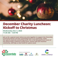 December Charity Luncheon: Kickoff to Christmas