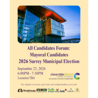 All Candidates Forum – Mayoral Candidates | 2026 Surrey Municipal Election