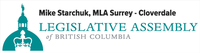 Mike Starchuk , MLA Surrey-Cloverdale