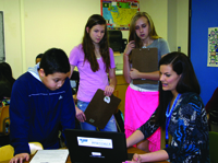 Vista Middle School Students Learn About Technology Tools
