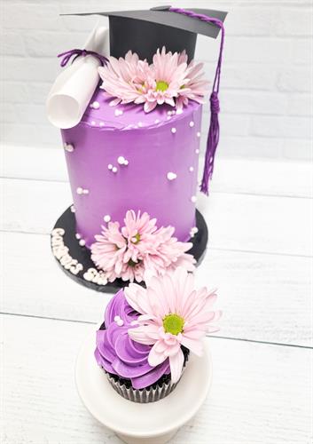 Custom Cake "Wildcat Graduation" Custom Cake "Wildcat Graduation"