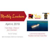 Ybor Chamber Monthly Luncheon: SOLD OUT