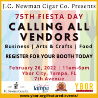 Vendor Booth Sign Up 75th Fiesta Day 