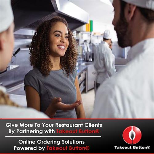 Partner with Takeout Button® and give more value-added ordering technology to your restaurant clients