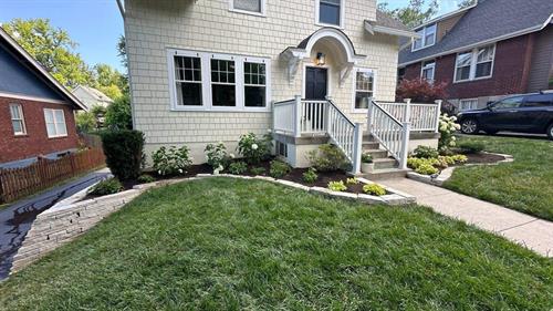 Curb appeal landscaping