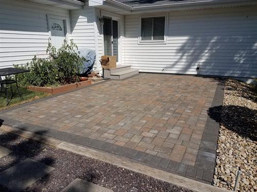 Paver patio