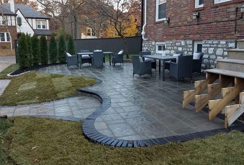 Paver patio