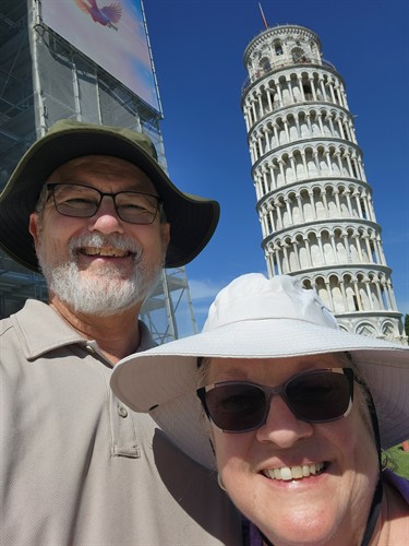 The tower really does lean - Pisa, Italy