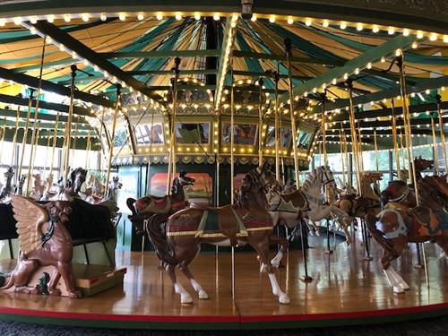 The historic St. Louis Carousel at Faust Park